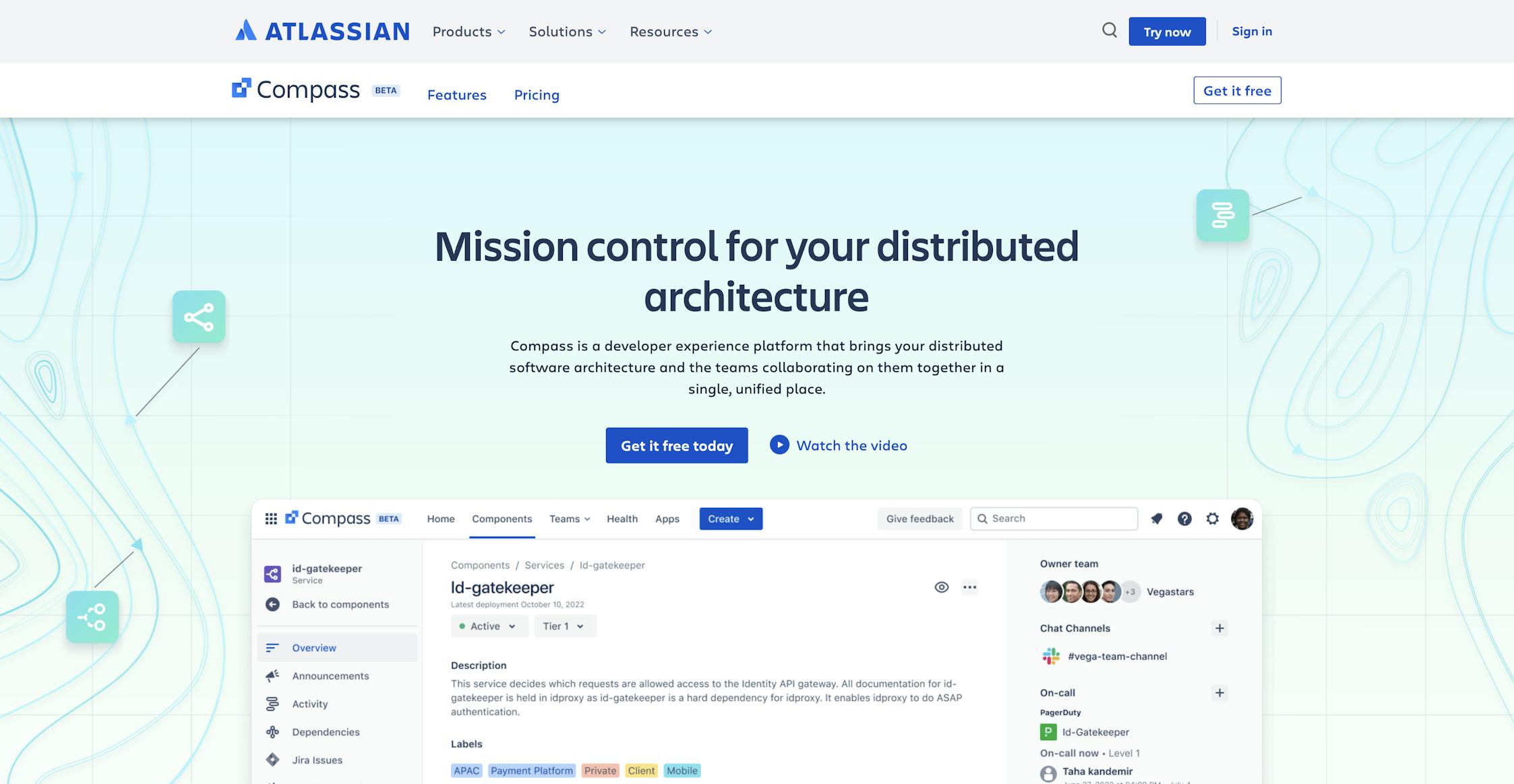 Atlassian Compass Portal