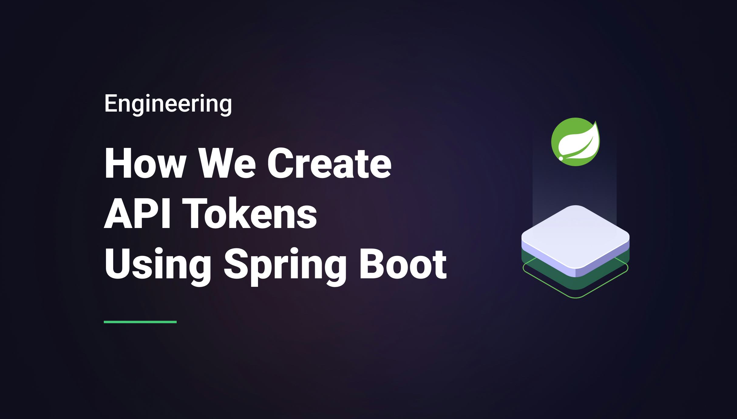 How We Create API Tokens Using Spring Boot