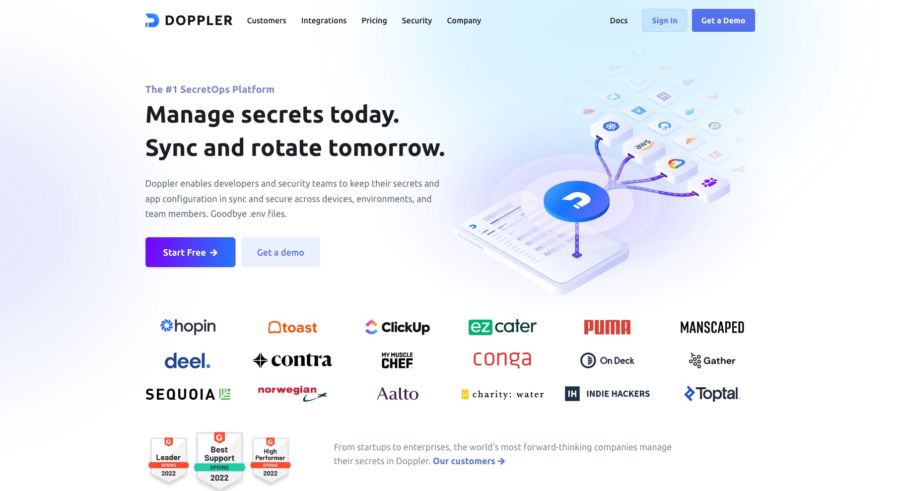 Doppler Landing Page