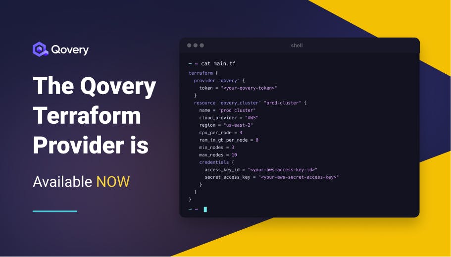 The Qovery Terraform provider 