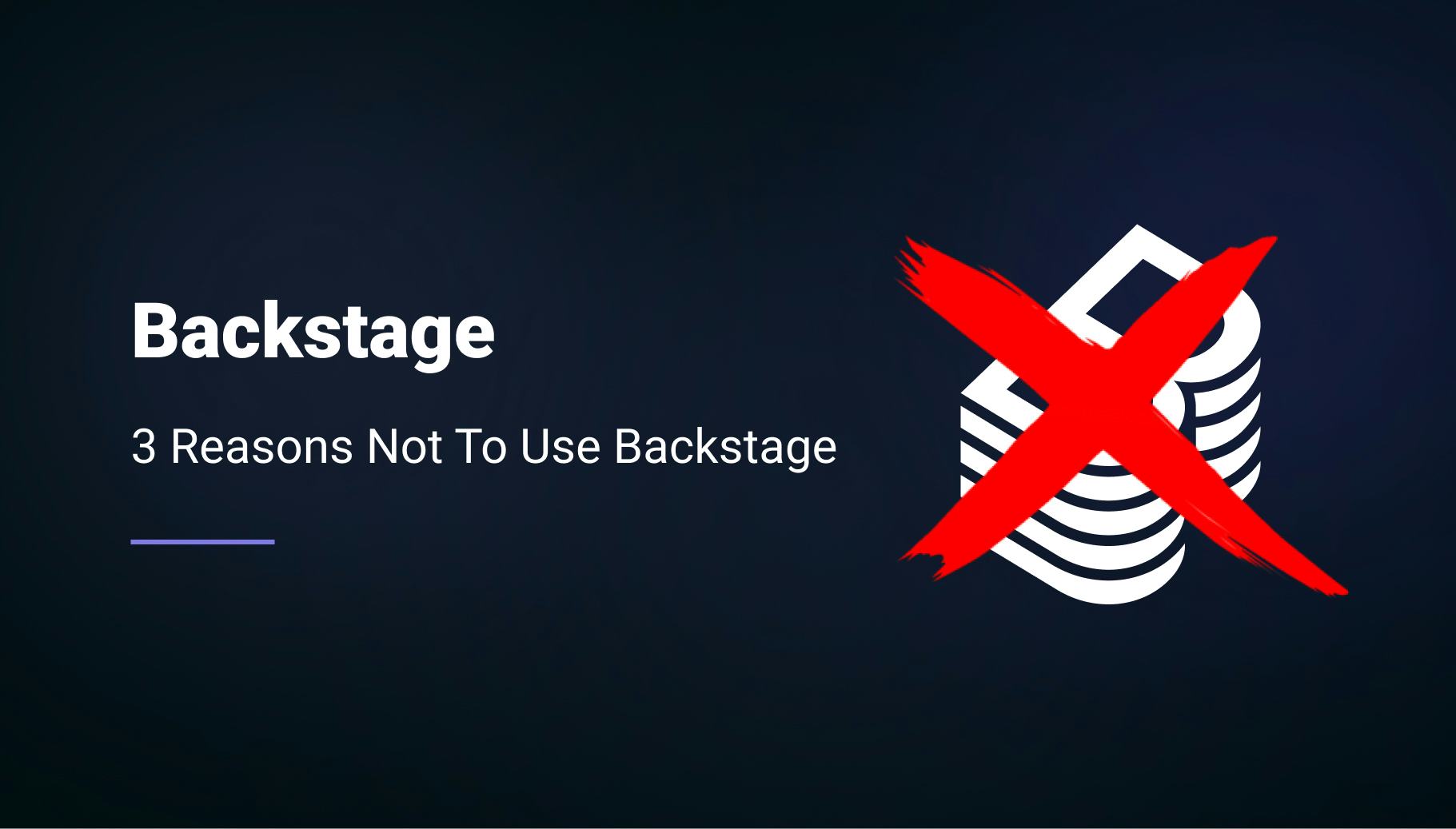 3 Reasons Not to Use Backstage - Qovery