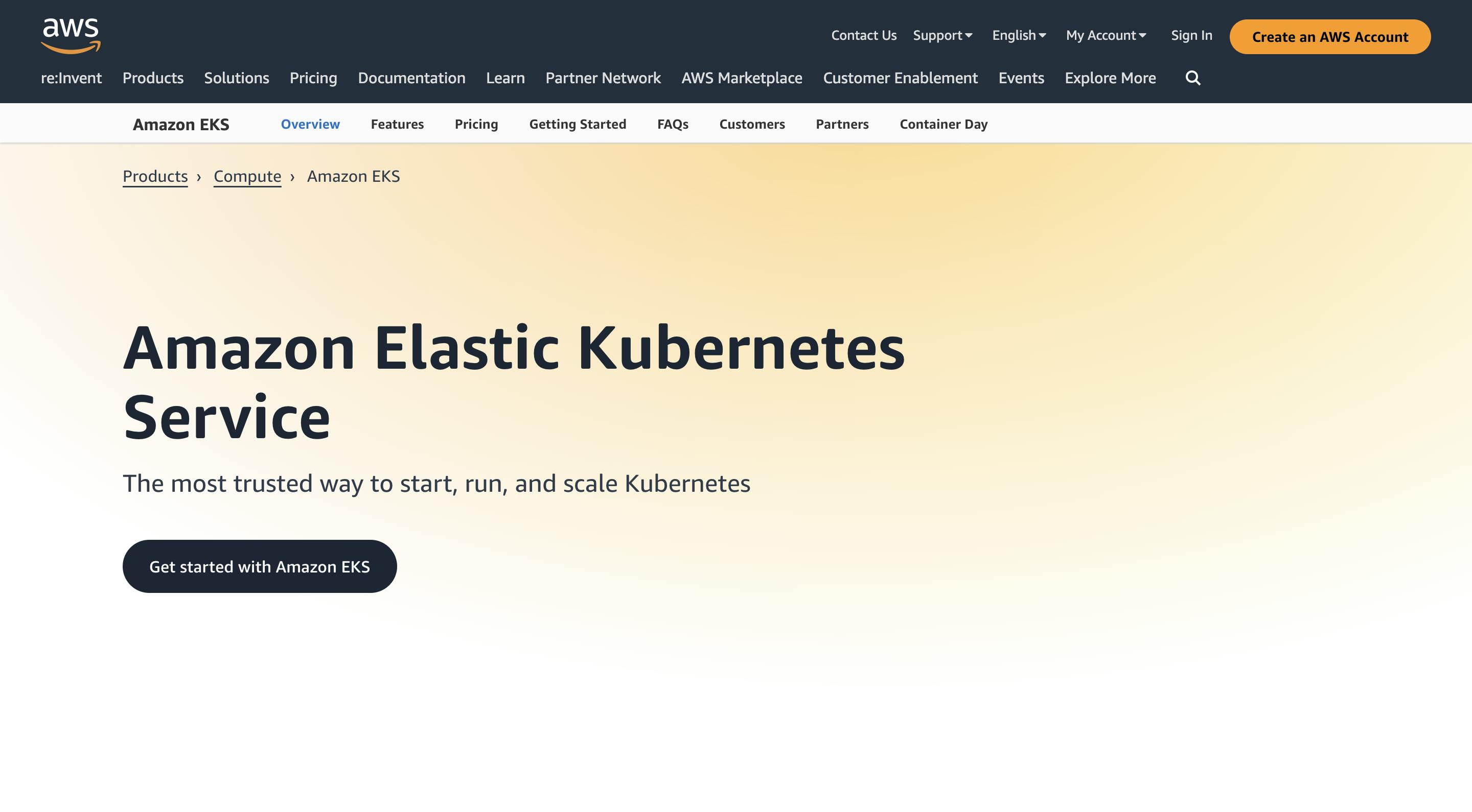 EKS (Amazon Elastic Kubernetes Service) 