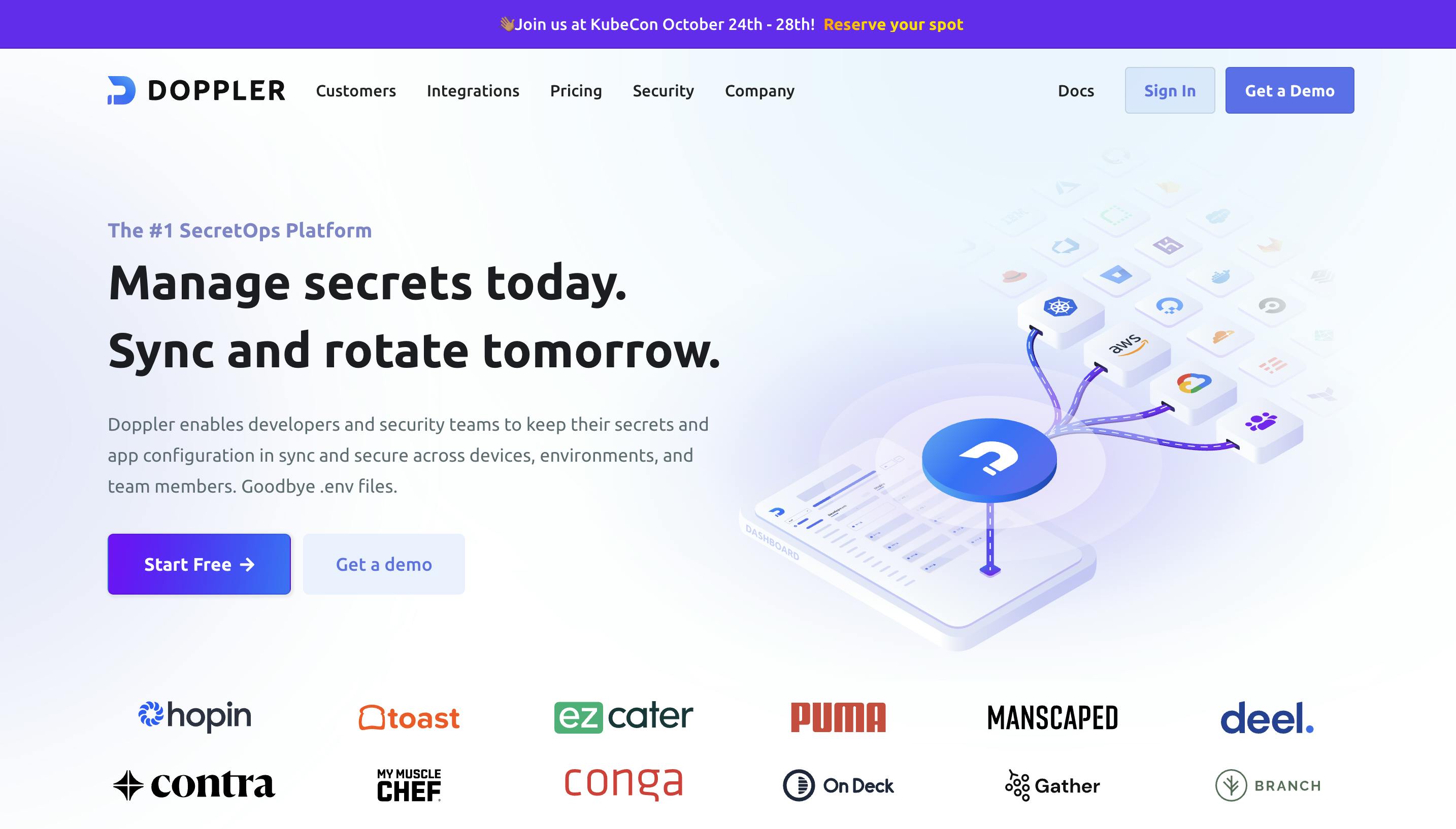 Doppler Landing Page 