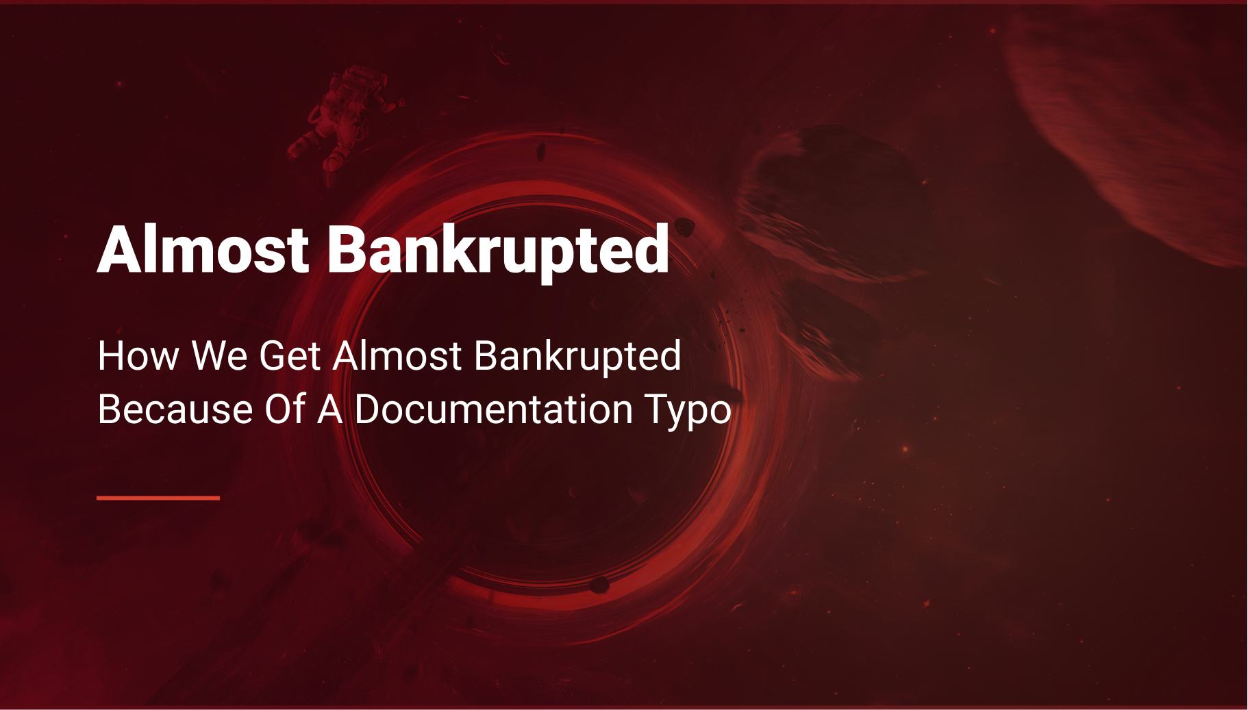 How We Get Almost Bankrupted Because Of A Documentation Typo - Qovery