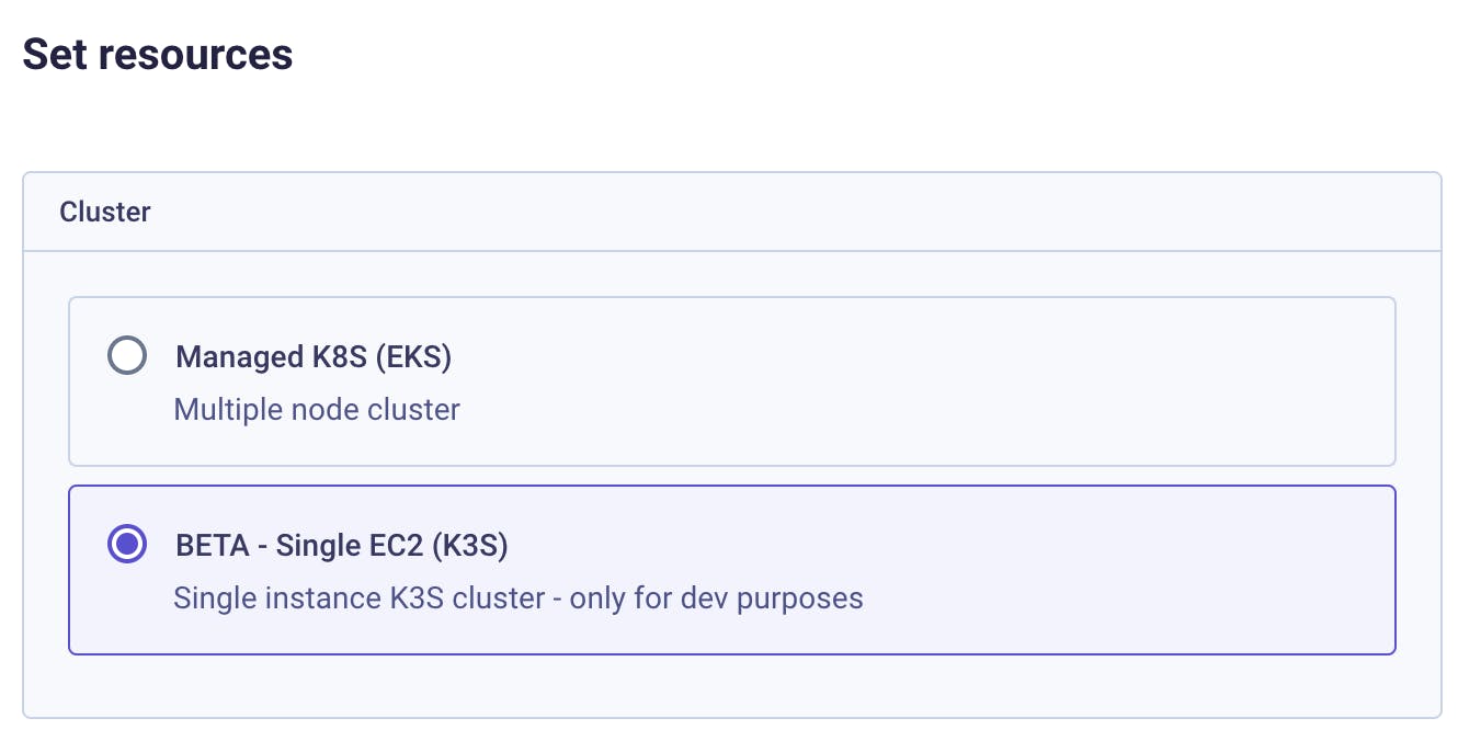 Cluster Creation