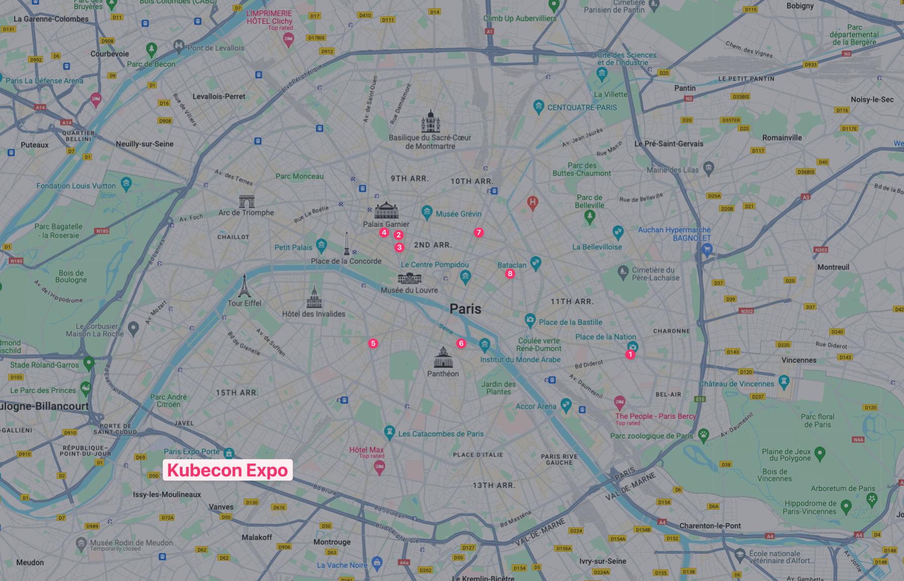 Recommended places to eat in Paris for Kubecon Paris 2024 - By Qovery