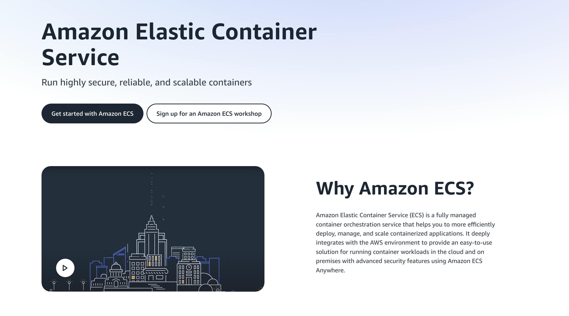 Amazon Elastic Container Service (ECS)