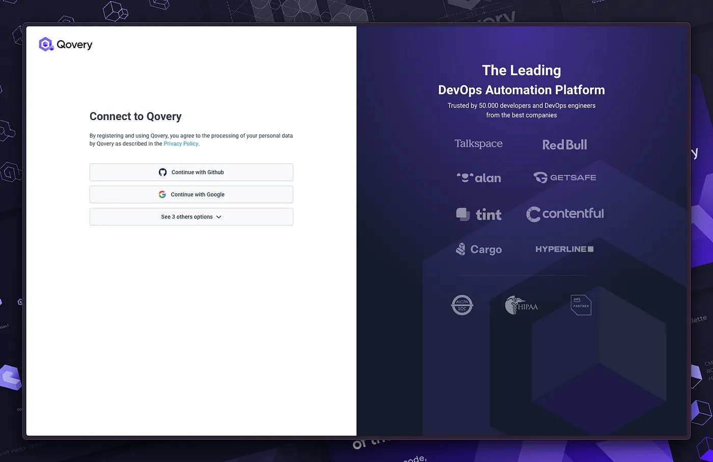 Qovery Web Console 
