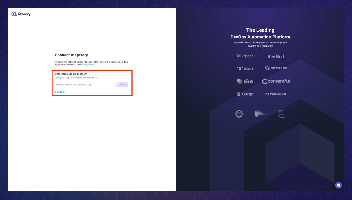 SSO via OIDC/SAML