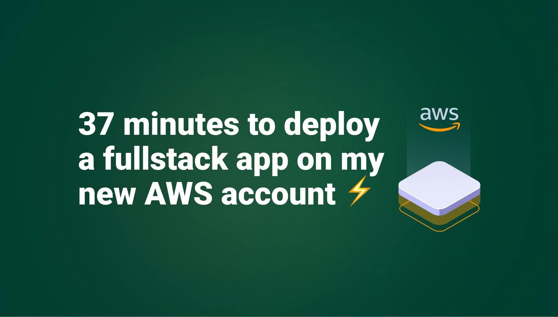 37 minutes to deploy a fullstack app on my new AWS account - Qovery