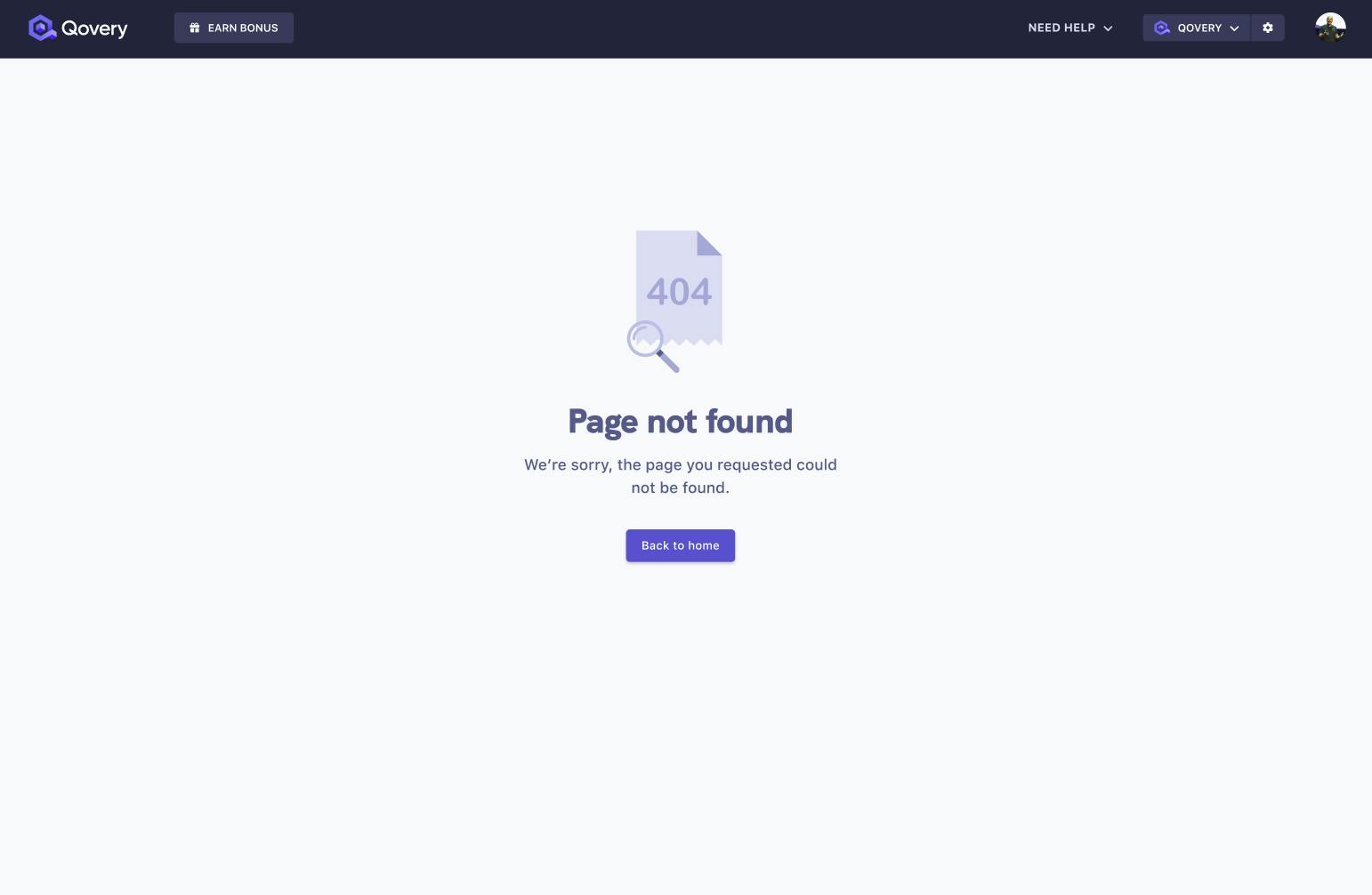 404 page