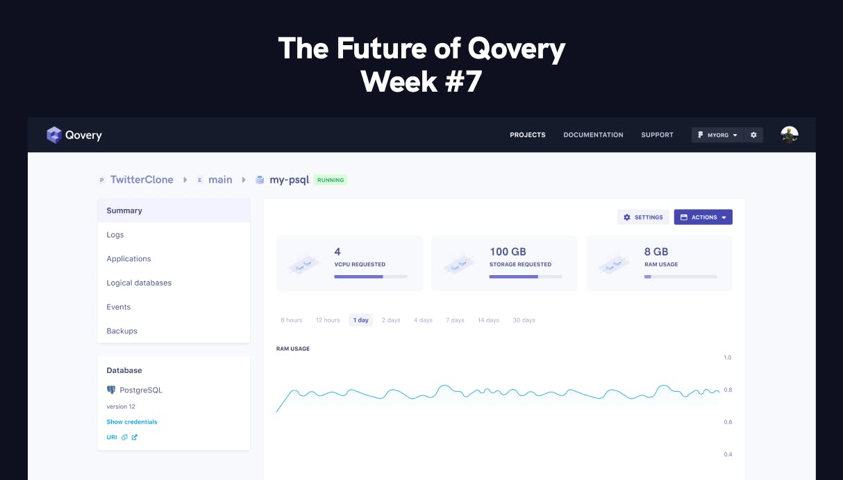 The easiest way to deploy your database - The Future of Qovery - Week #7 - Qovery