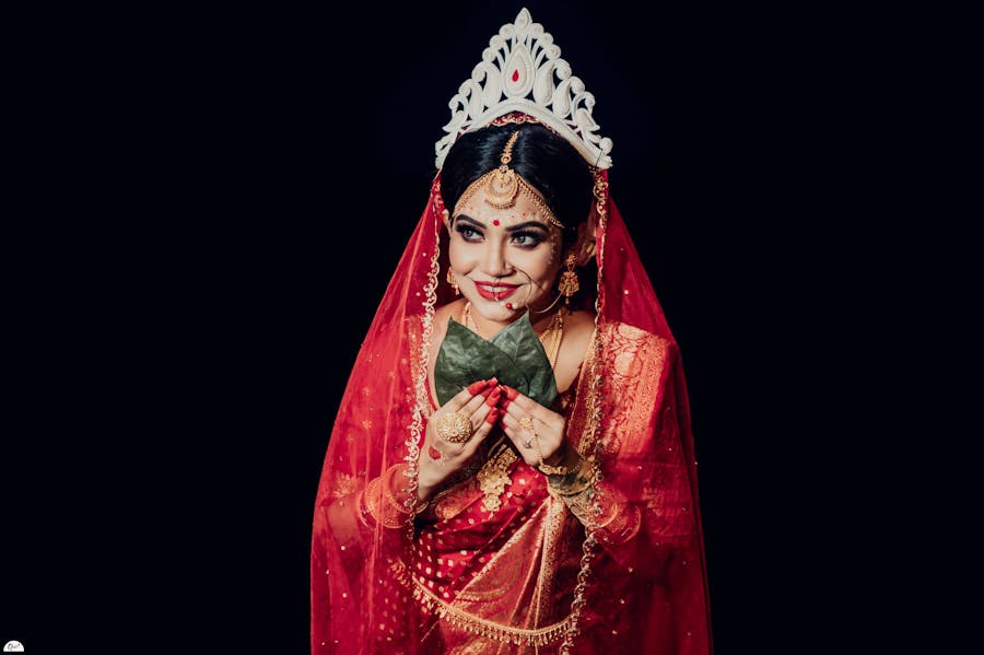 bengali brida; makeup