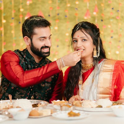 beautiful bengali couple
