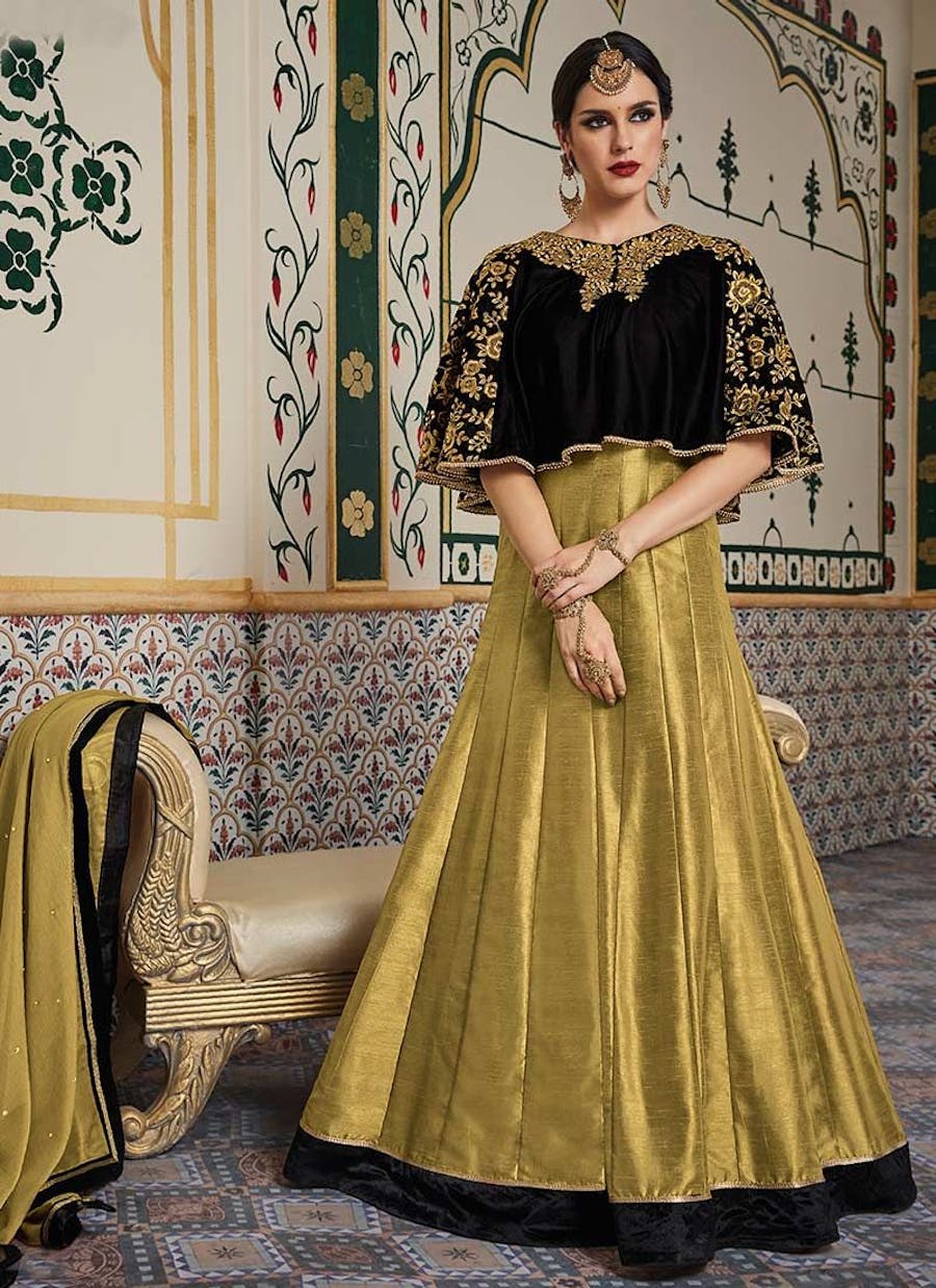Stylish winter dress for brides