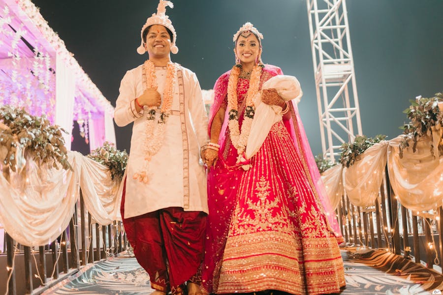 Image of couple entry on stage