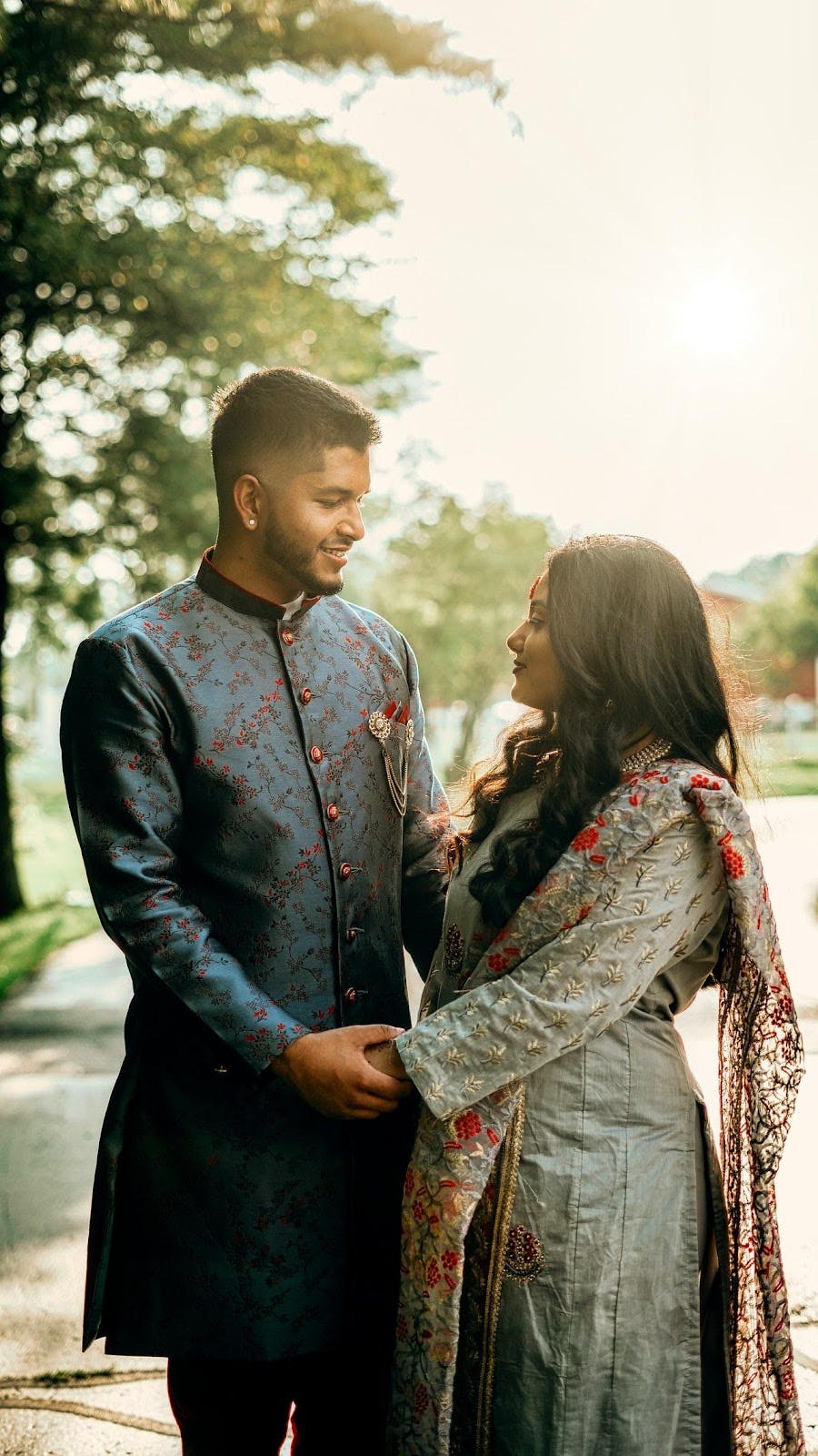 Blue Sherwani Design