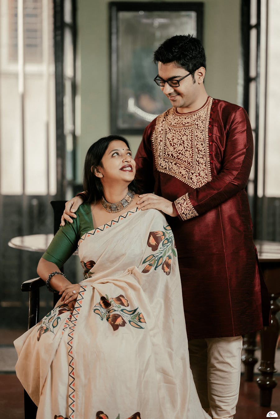 traditional outfits for engagement day