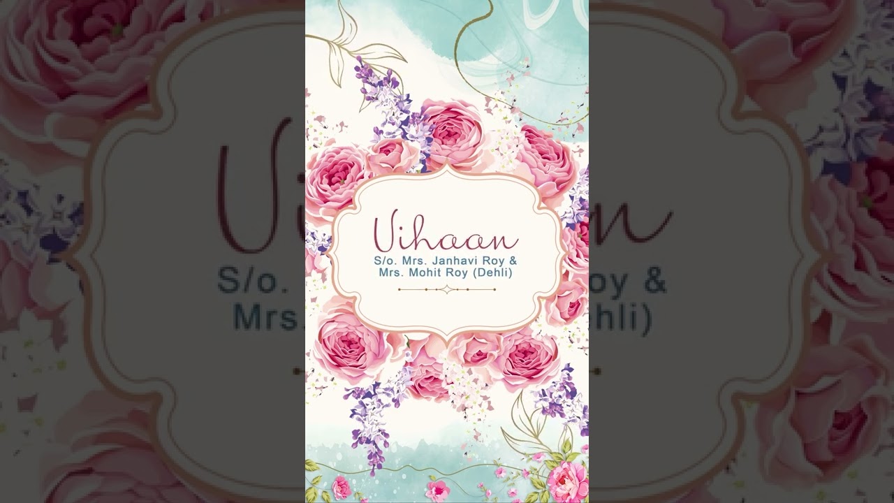 QPID WEDDING INVITATION