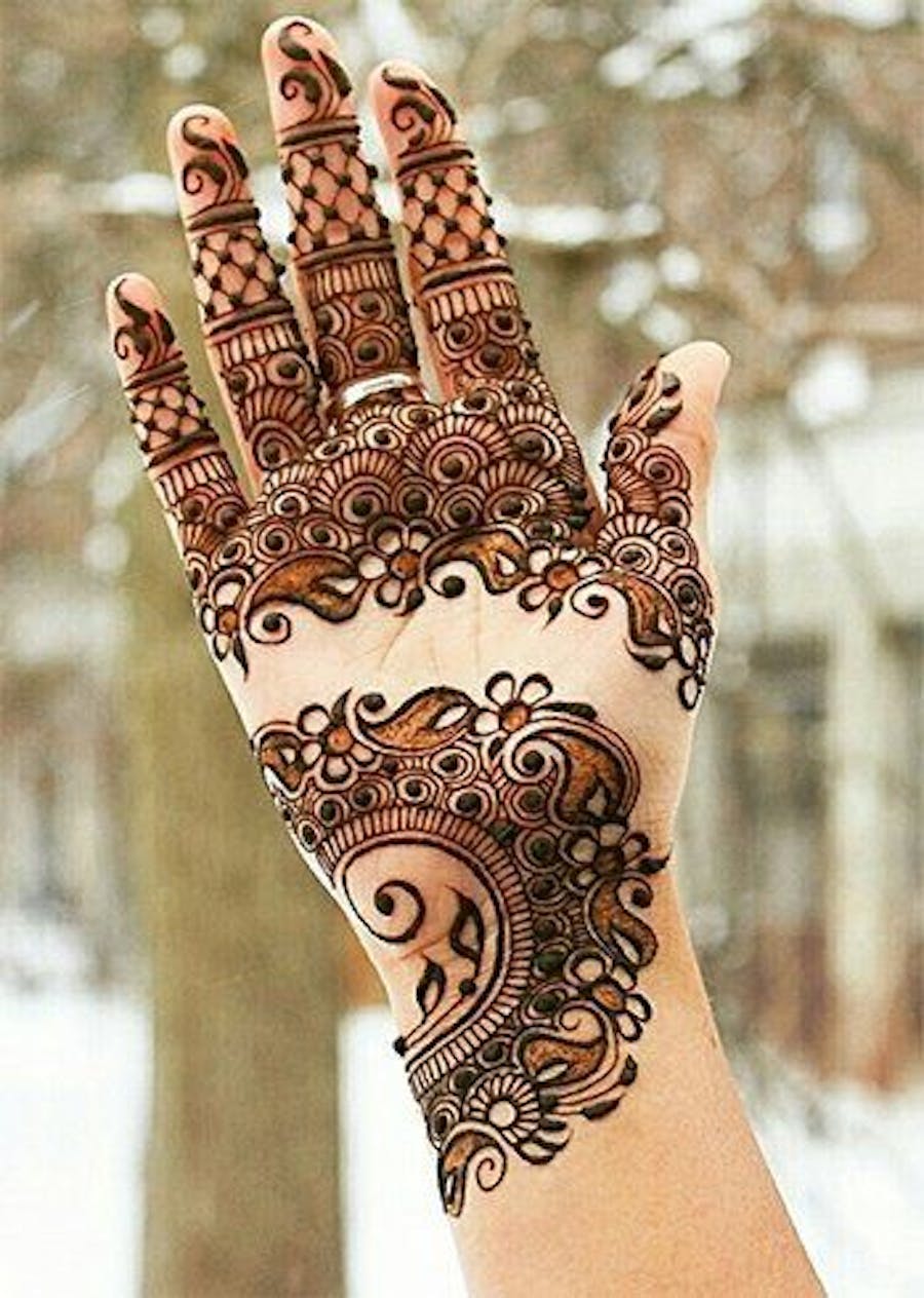 Mehendi design of punjab.