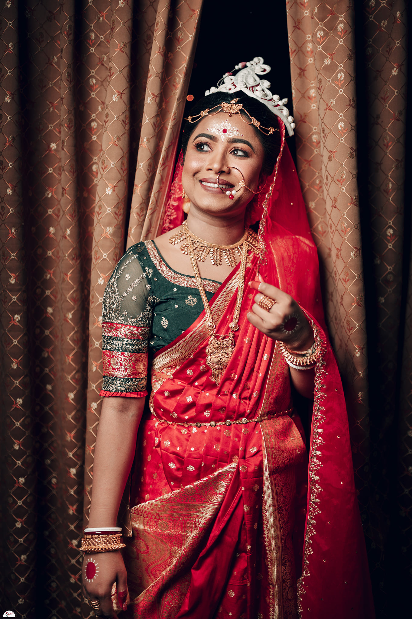bengali bridal saree design