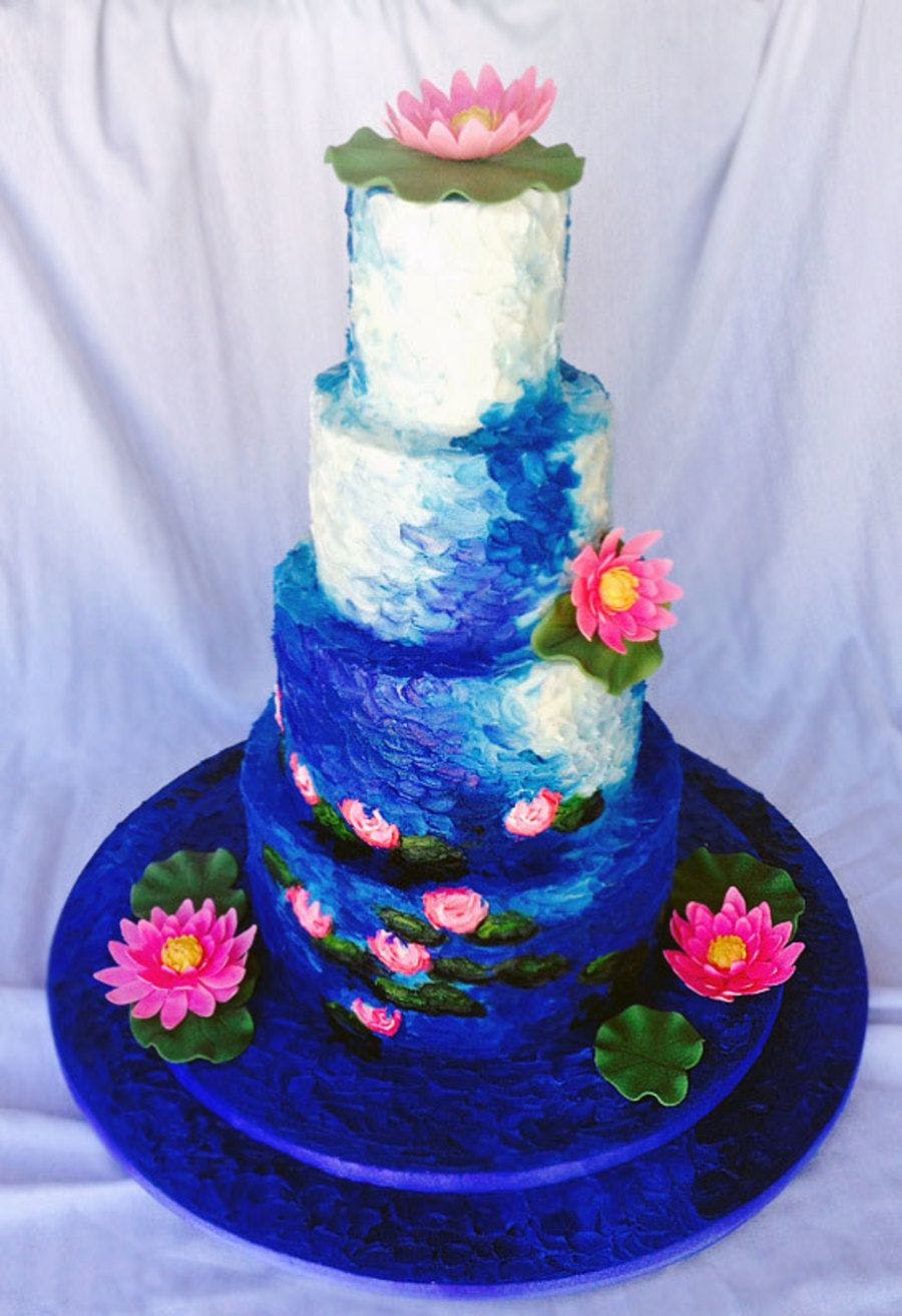 Water color cakes