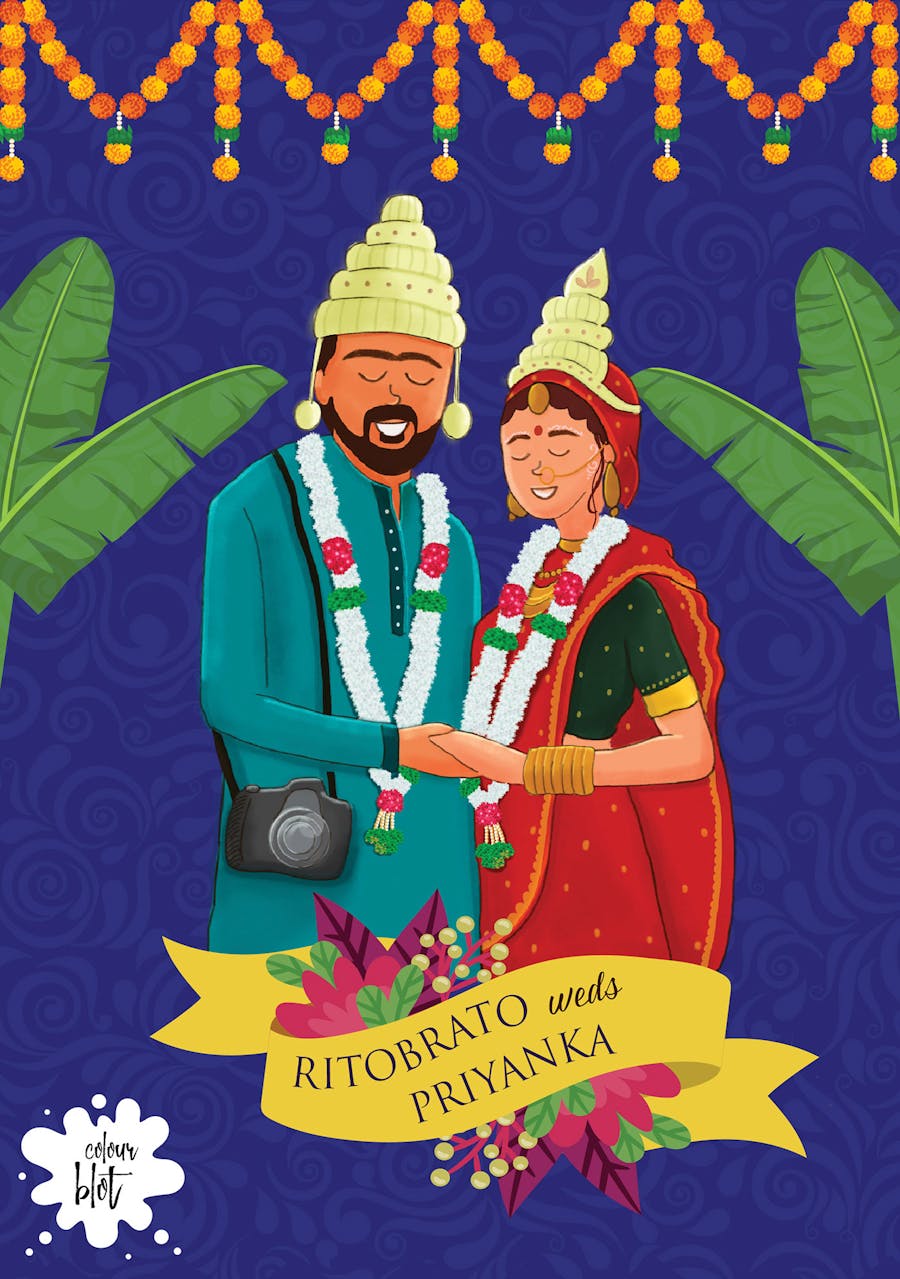 latest bengali wedding card designs