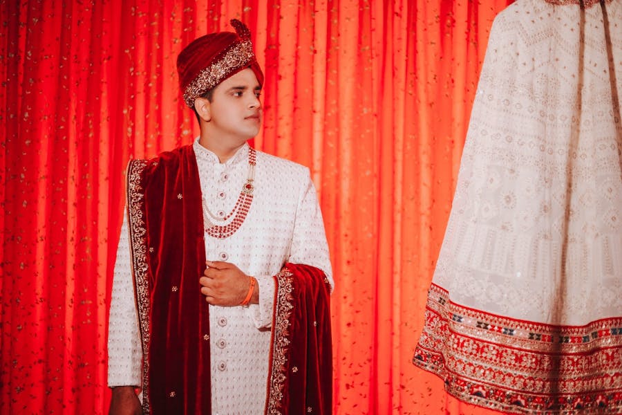 Wedding accessories for Indian groom