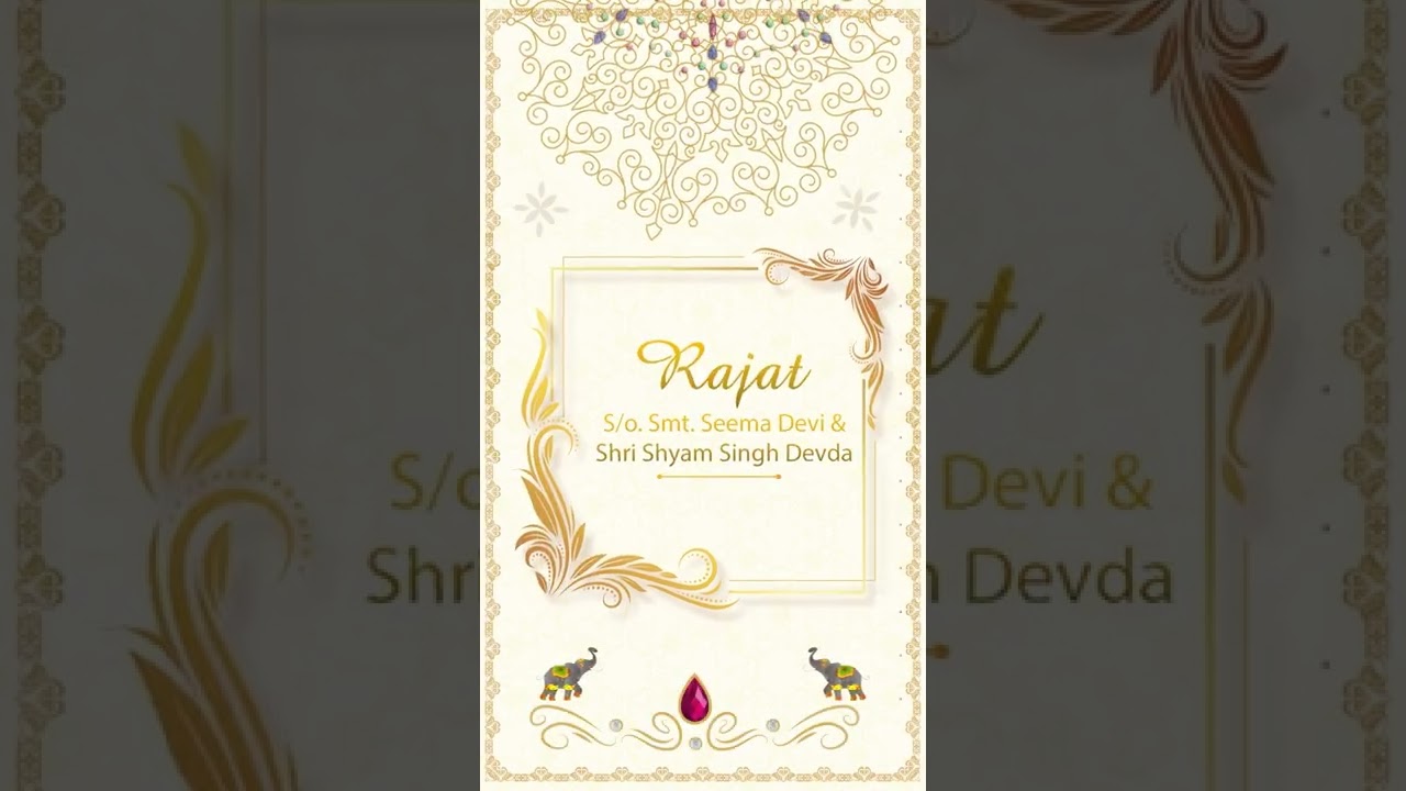 QPID WEDDING INVITATION