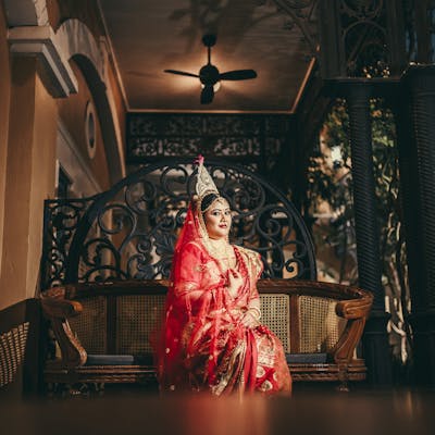 Bengali bridal look