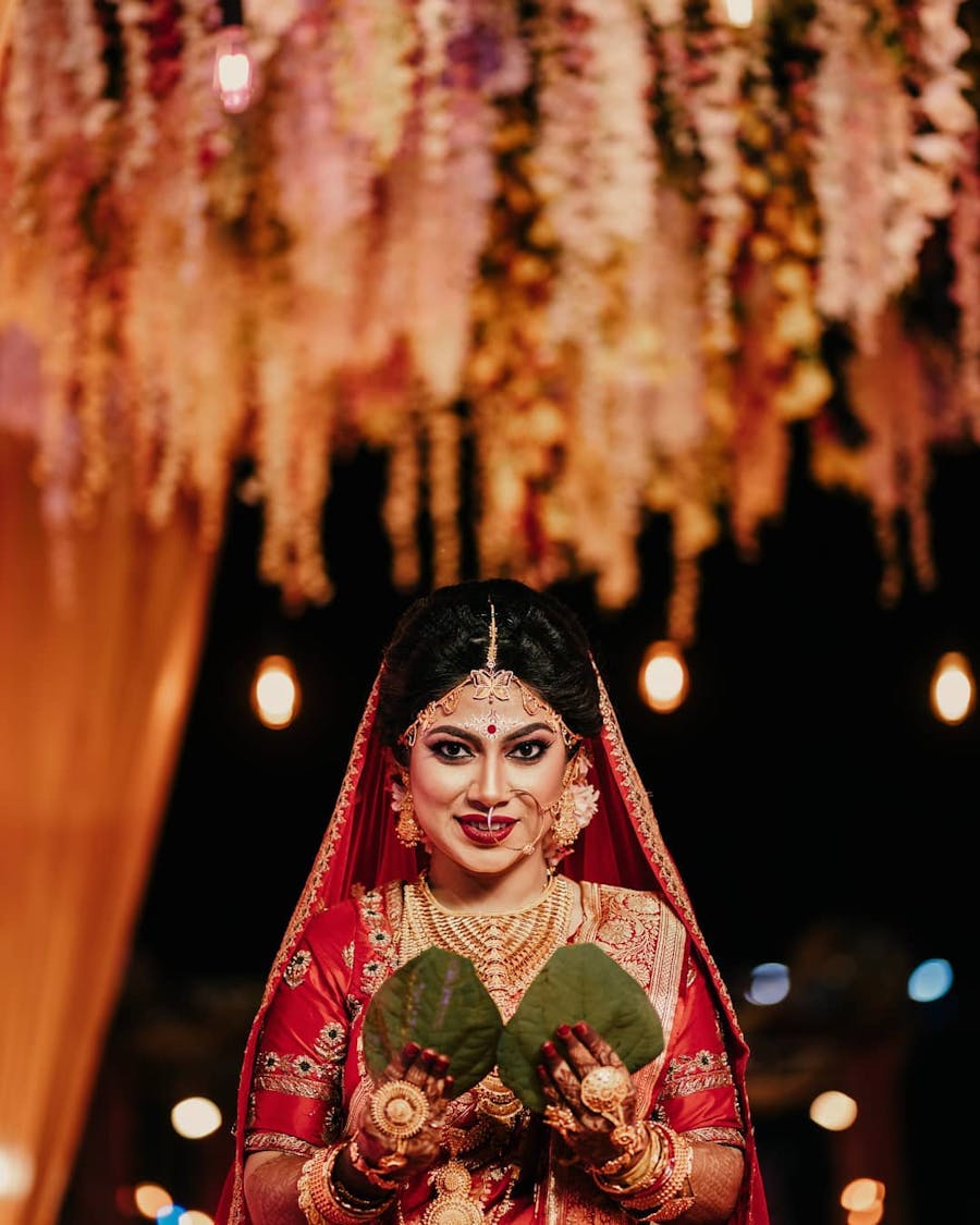 Lotus Bengali bindi art