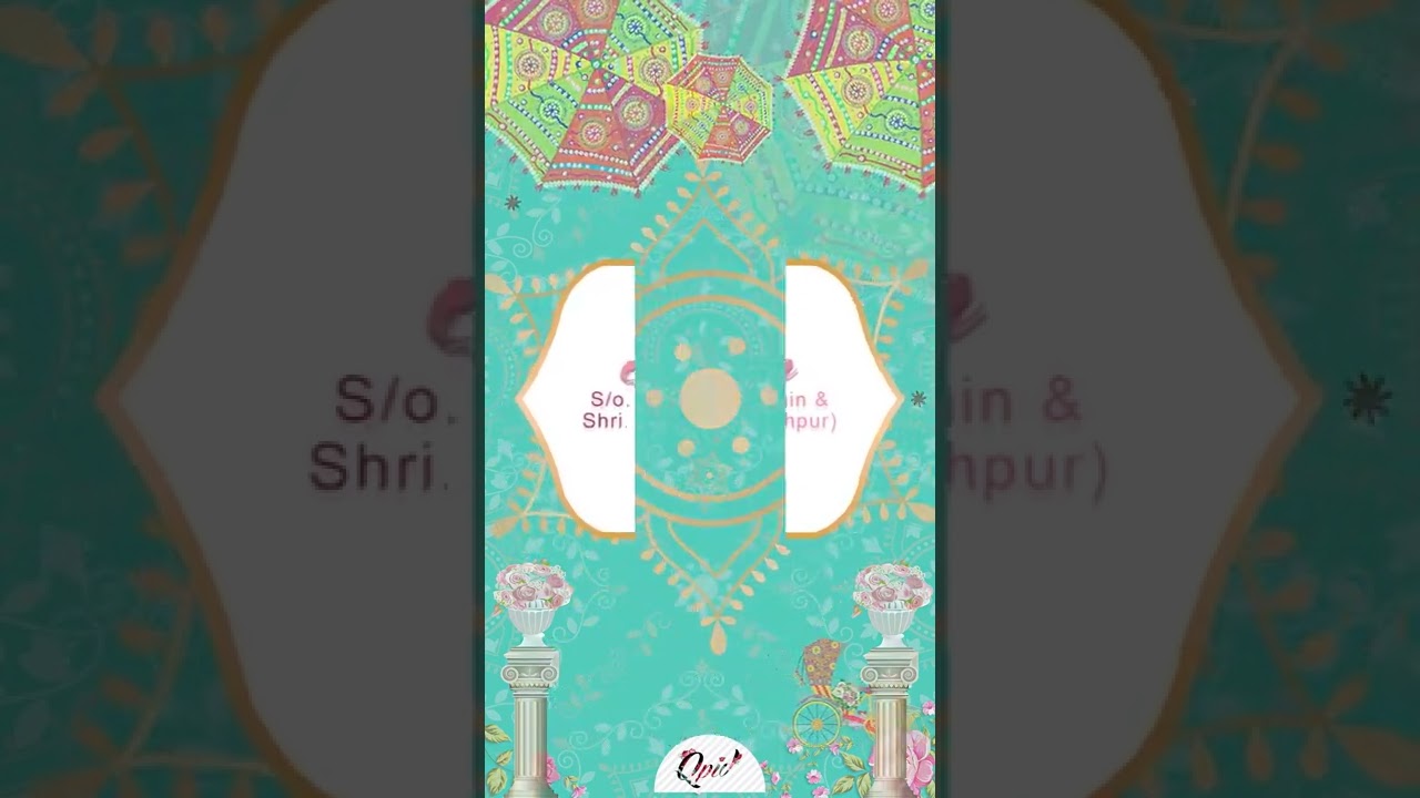 QPID WEDDING INVITATION