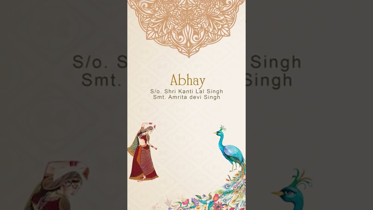 QPID WEDDING INVITATION