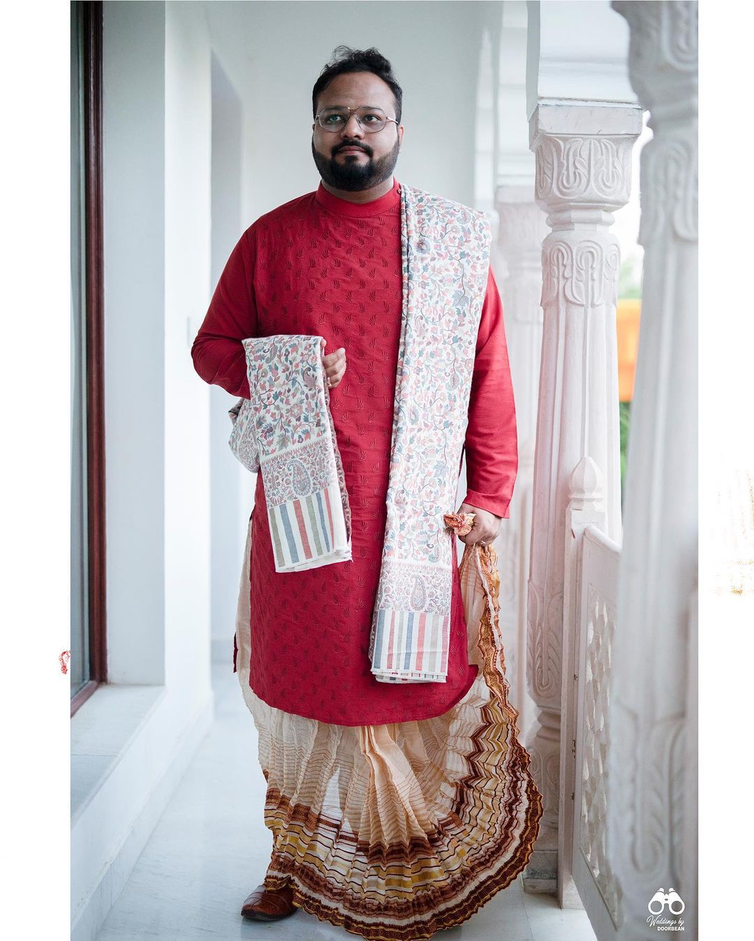 Traditional bengali groom outlet dress