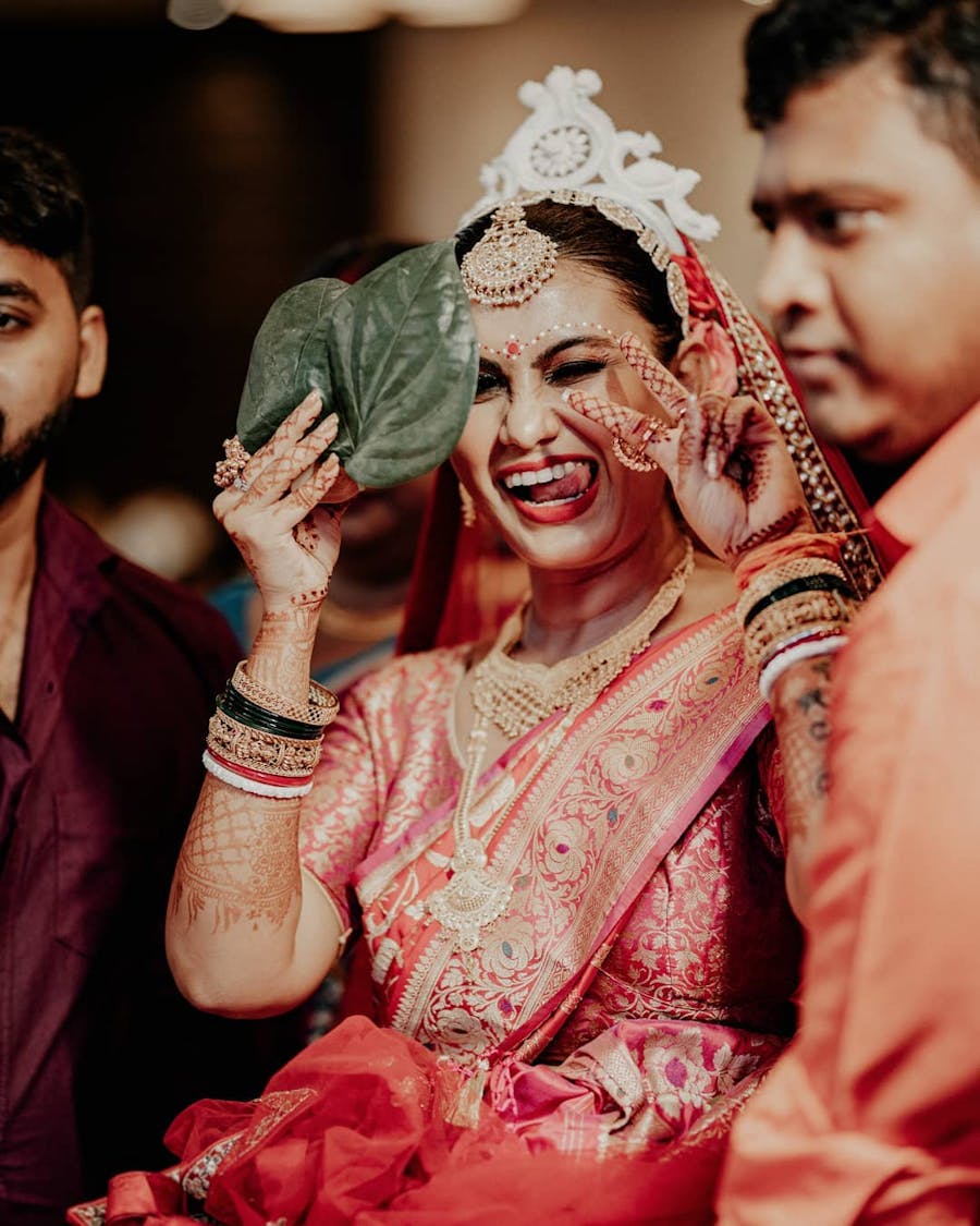 Candid wedding photography
