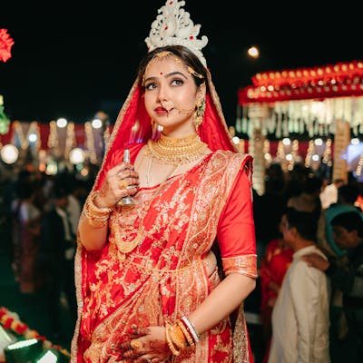beautiful bengali bride