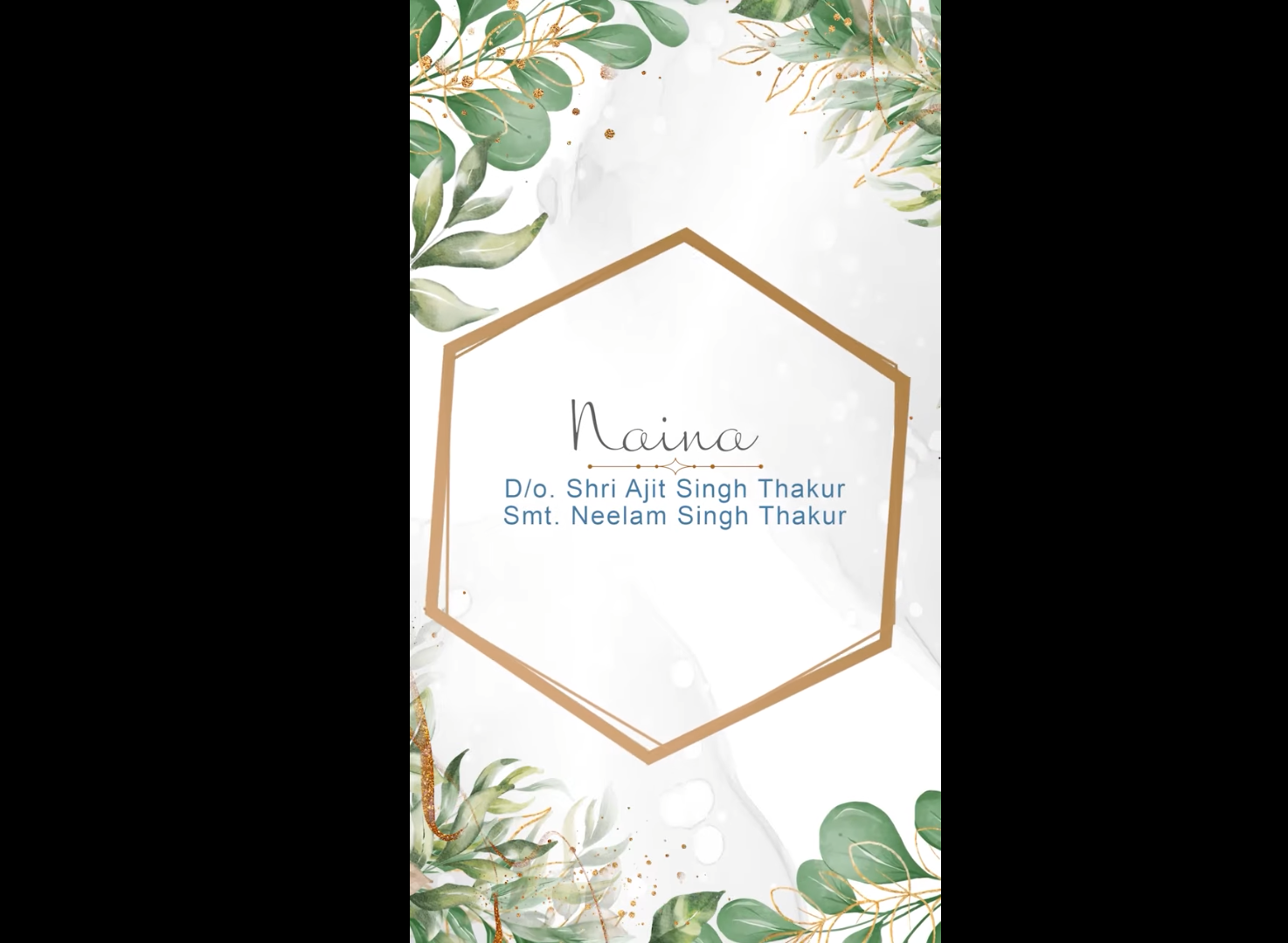 QPID WEDDING INVITATION