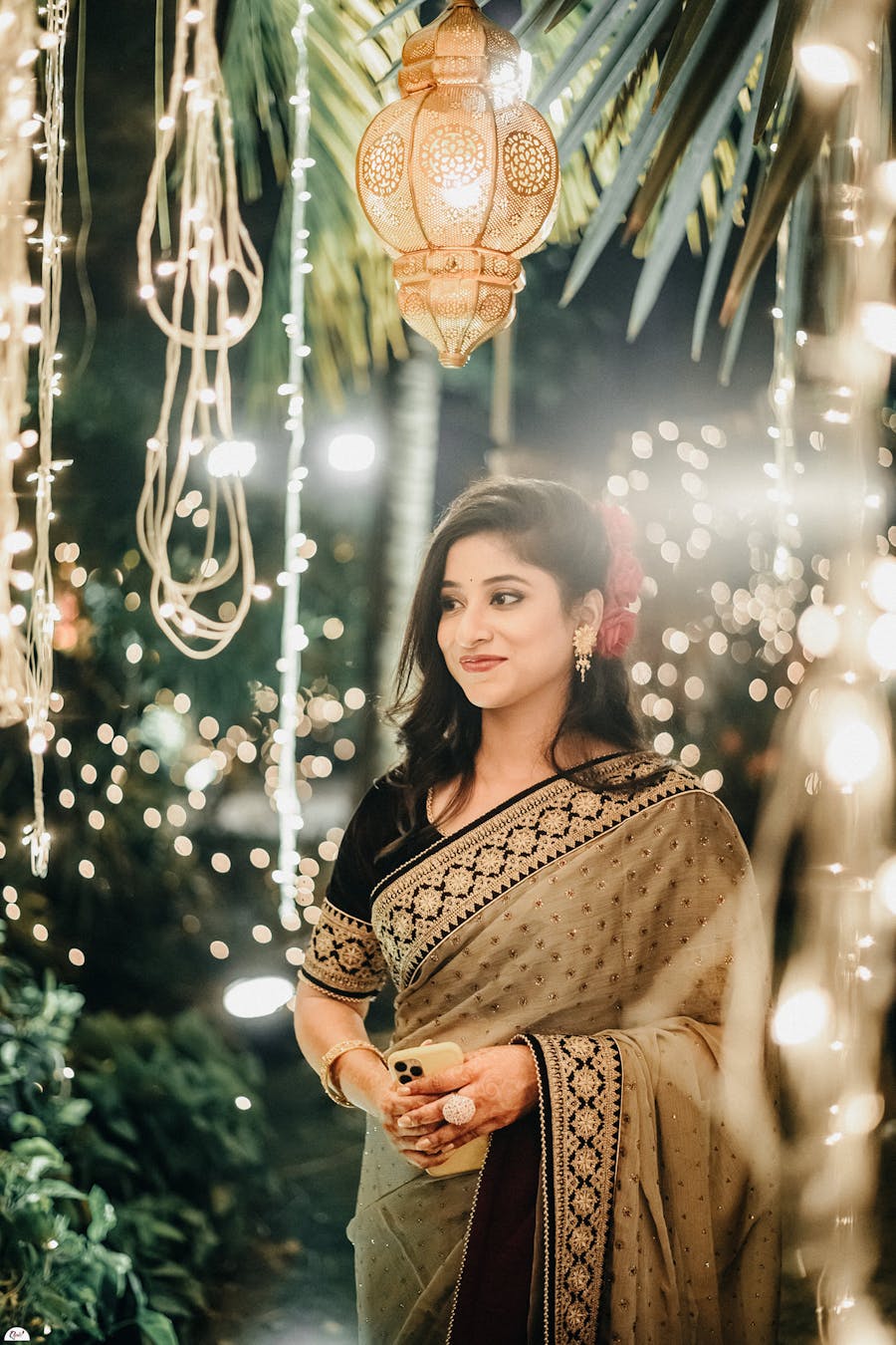 Velvet bridal blouse