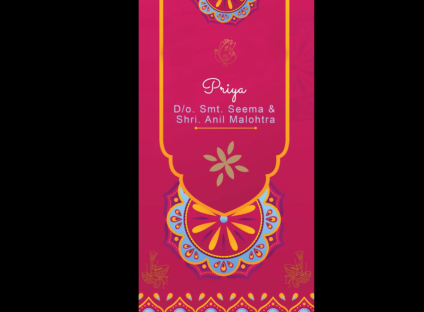 QPID WEDDING INVITATION