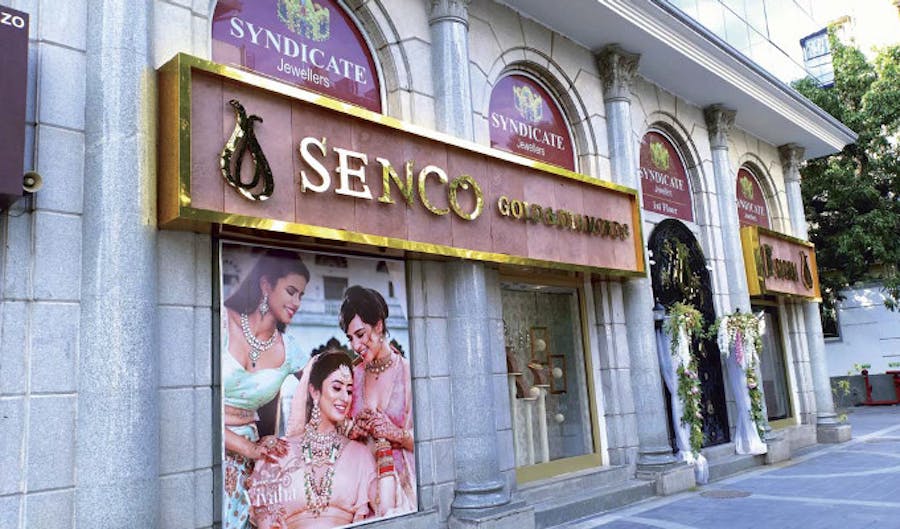Senco Gold and Jewellers shop in kolkata