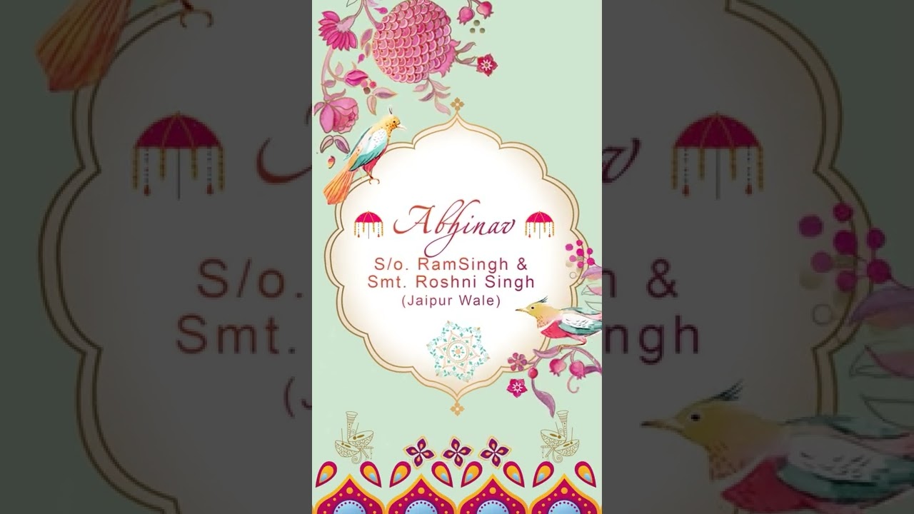 QPID WEDDING INVITATION