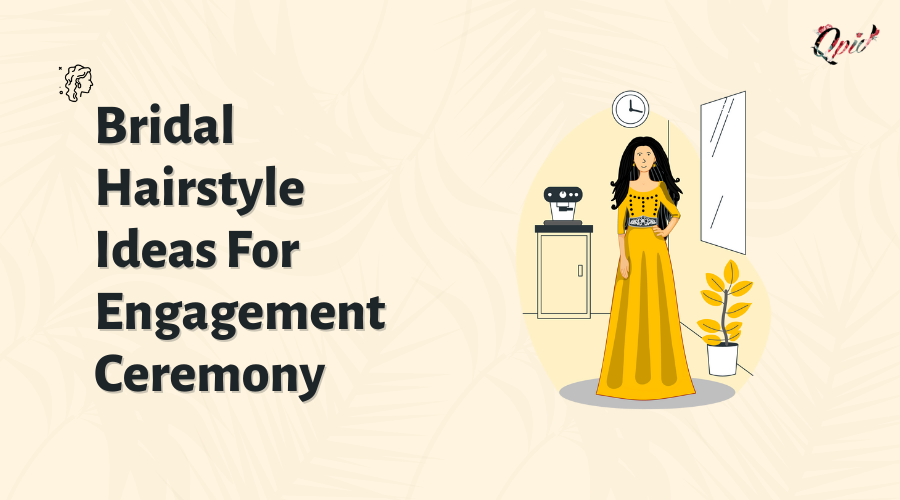 Trending Bridal Hairstyle Ideas For Engagement Ceremony - blog poster