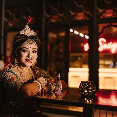 bridal photoshoot looks