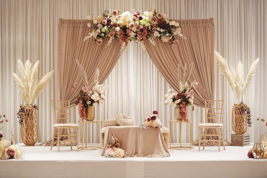 Coffe themed stage