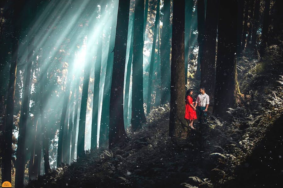 pre wedding photoshoot location