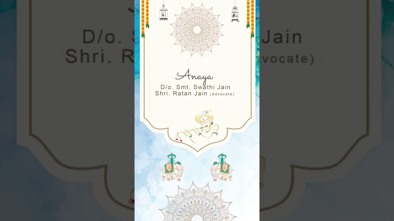 QPID WEDDING INVITATION