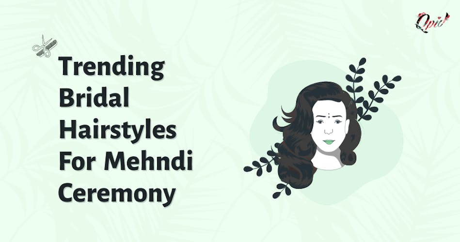 15 Trending Bridal Hairstyles For Mehndi Ceremony - blog poster