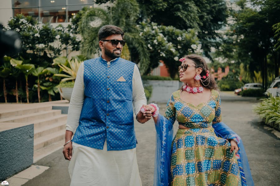 taken on forearms dupatta style