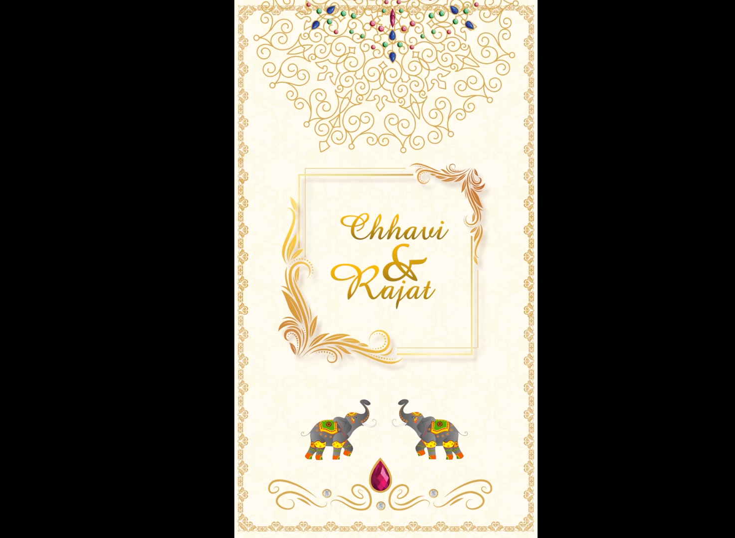 QPID WEDDING INVITATION