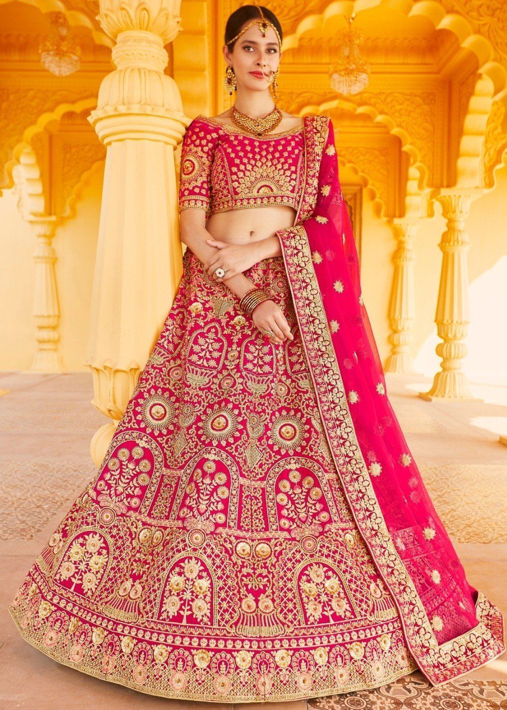 Attending a winter wedding? Consider swapping the dupatta in your lehenga  set with a shawl | Vogue India